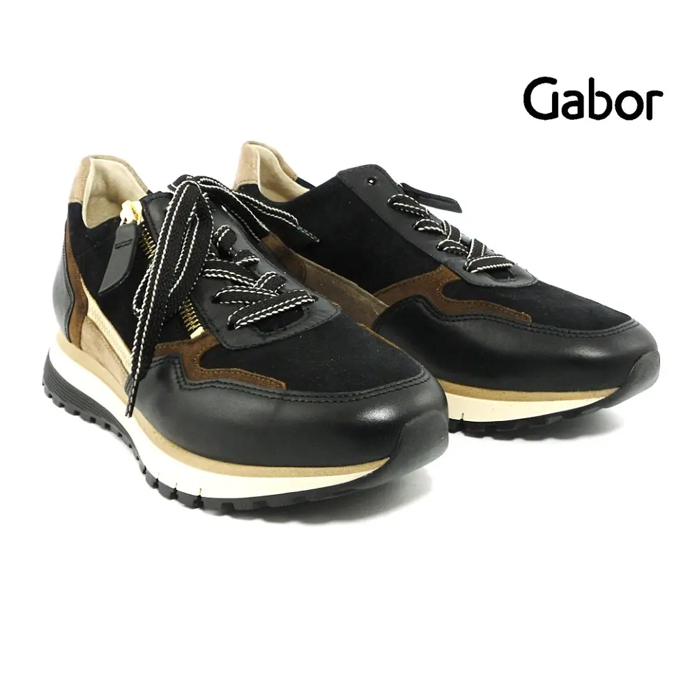 Gabor • 56.378 ~ Schwarz/Whisky Gabor • 56.378 ~ Schwarz/Whisky (afbeelding)