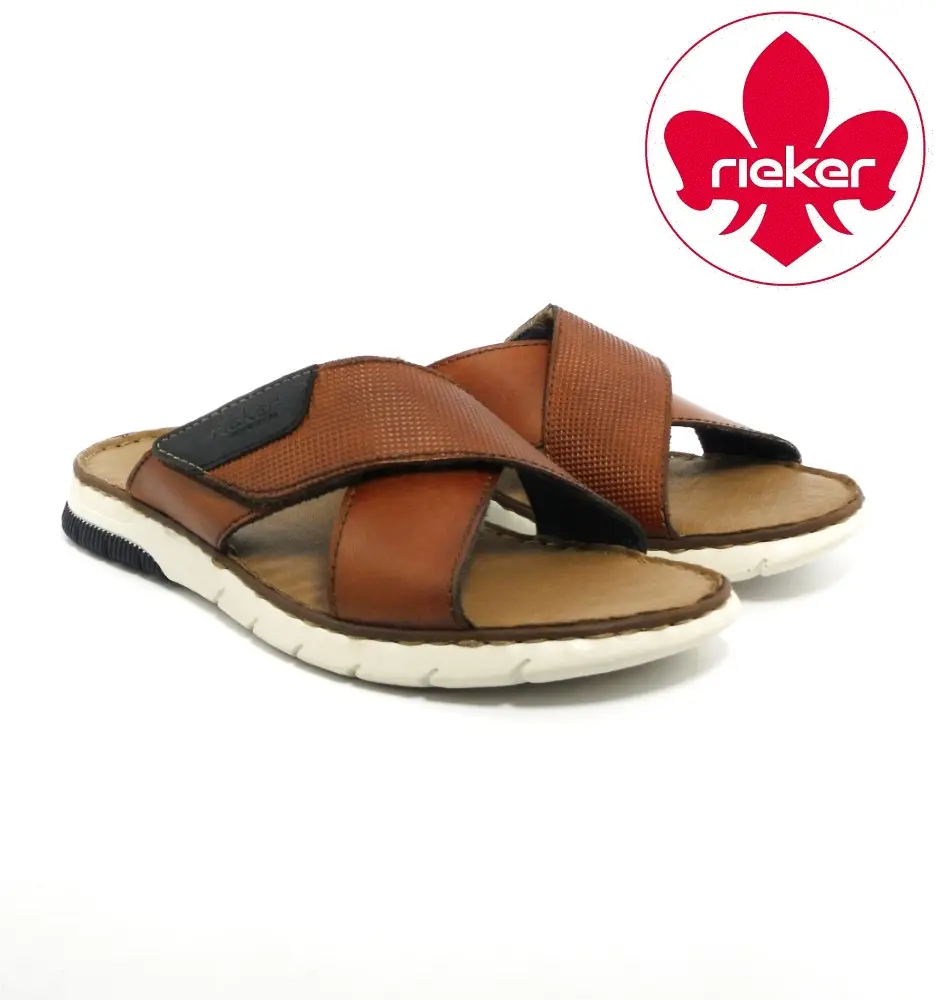 Rieker • 25283 ~ Cuoio/Denim Rieker • 25283 ~ Cuoio/Denim (afbeelding)