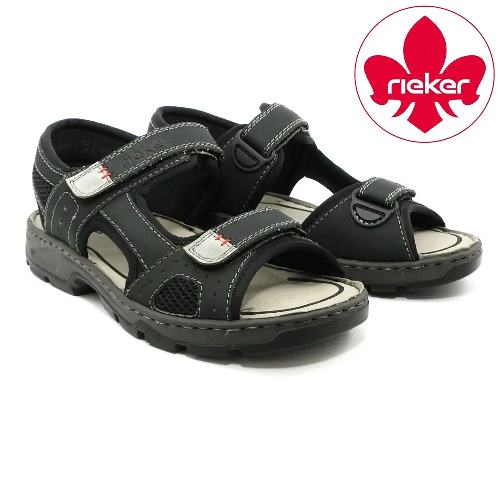 Rieker • 26156 ~ Schwarz/Grigio Rieker • 26156 ~ Schwarz/Grigio (afbeelding)