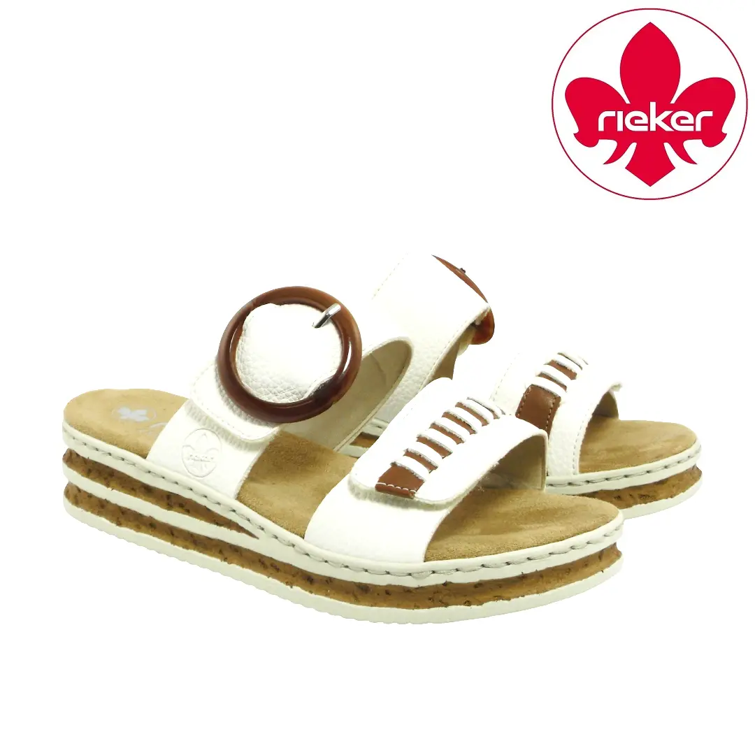 Rieker • 62993 ~ White/Nut Rieker • 62993 ~ White/Nut (afbeelding)
