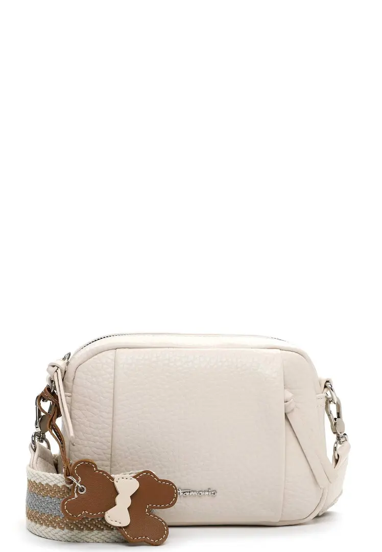 Beige Tamaris crossbody tas met teddy hanger