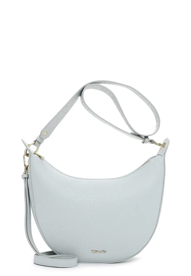 Lichtblauwe Tamaris schoudertas met brede verstelbare riem